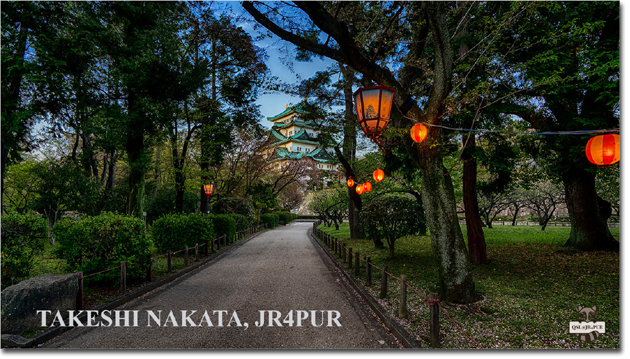 QSL@JR4PUR #430 - Nagoya Castle