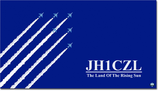 QSL@JR4PUR #495 - Blue Impulse