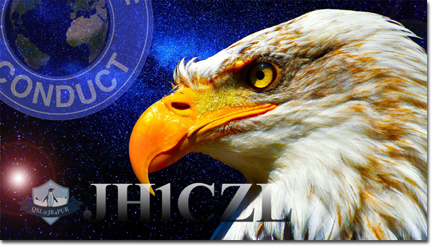 QSL@JR4PUR #571 - Eagle