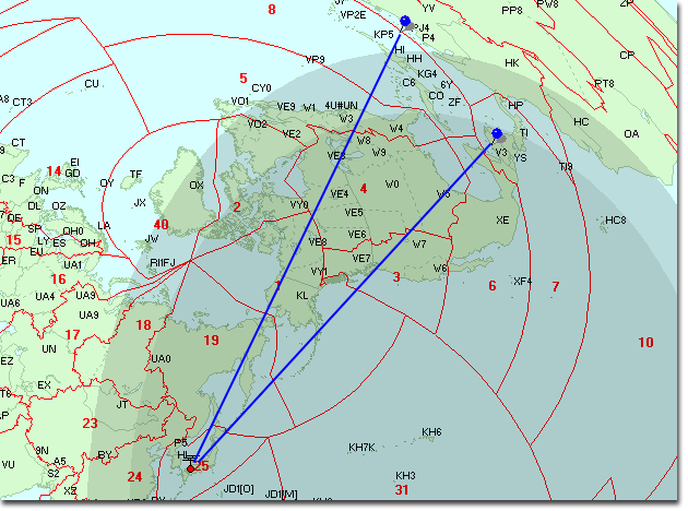 カリブ海の洗礼を受けました - PJ4NG