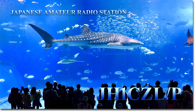 QSL@JR4PUR #914 - Churaumi Aquarium, Okinawa