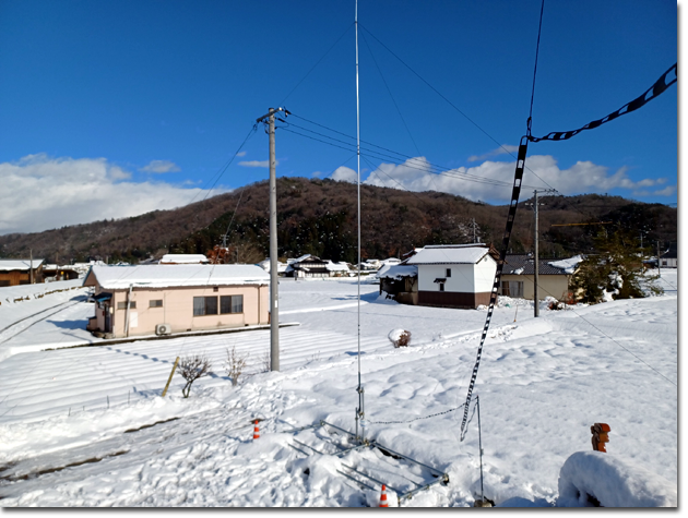 【祝】大雪で折れた14MHz 5/8λバーチカルアンテナを復活させました