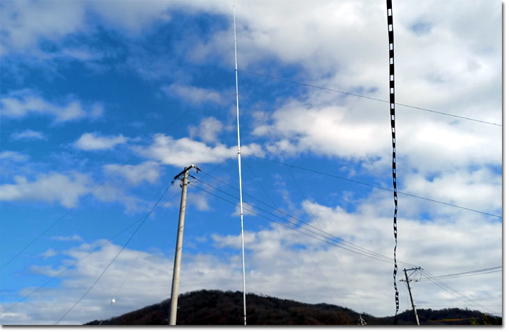 5/8 Wave 20 Meter Vertical Antenna Ladder line fed